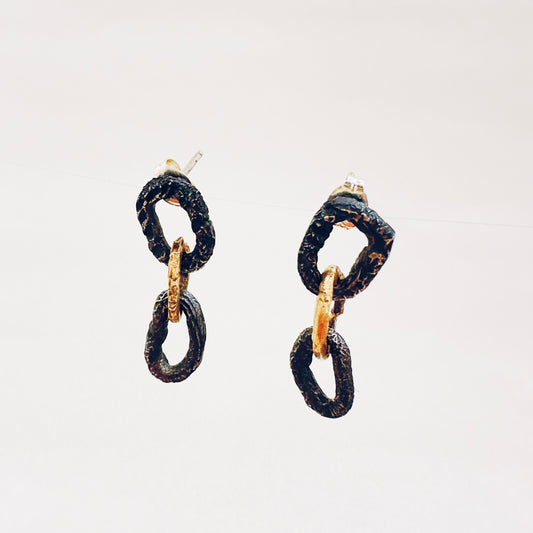 Molten Link Earrings