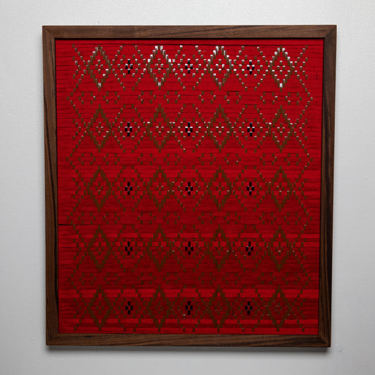 Unspoken 1- Textile art by Juna Skënderi