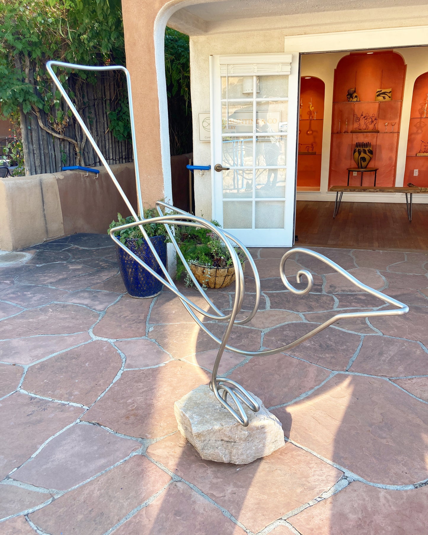 Catbird - Large Outdoor Sculpture by Steve Lohman