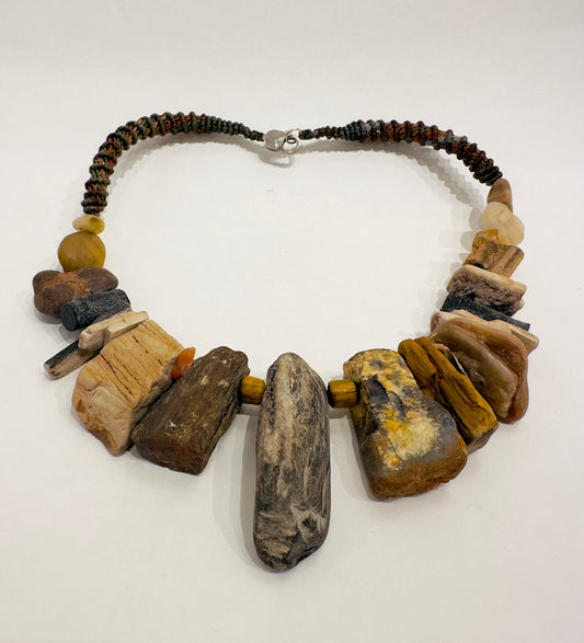 Fragments Unearthed - Necklace by Jeannie Ortiz