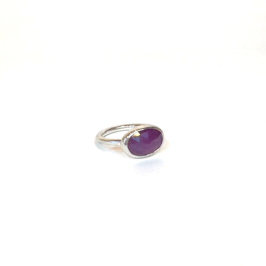 Magenta Sapphire Ring