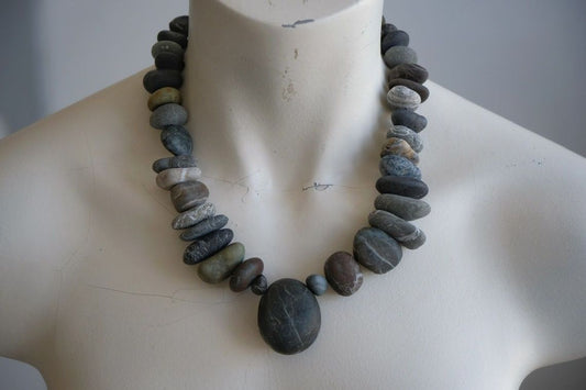 Wrapped in Waves - Necklace by Jeannie Ortiz