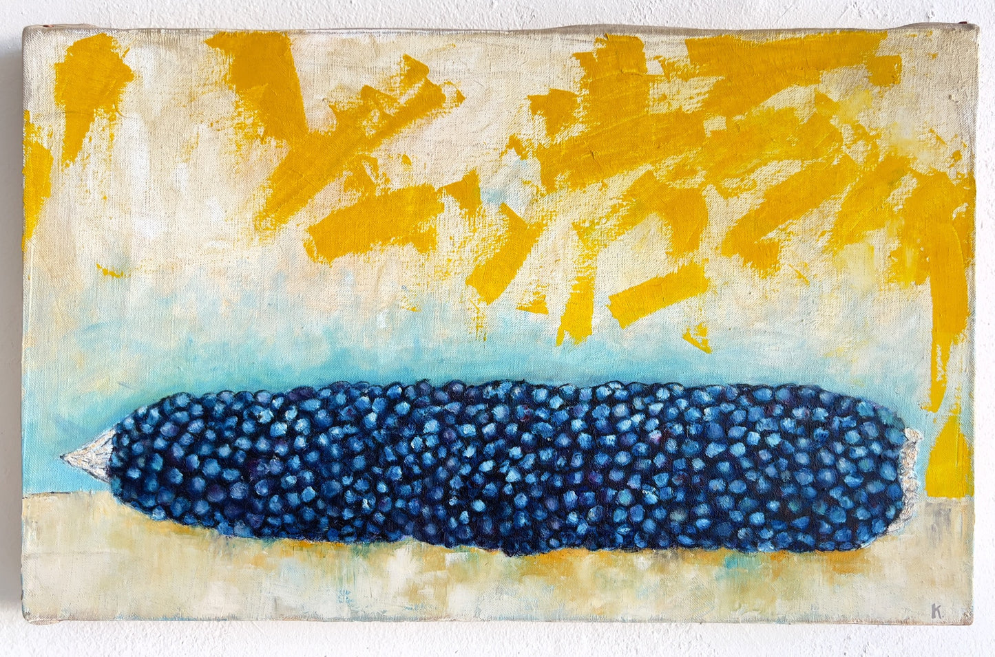 Blue Corn- Painting by Kyle Parker Cunningham