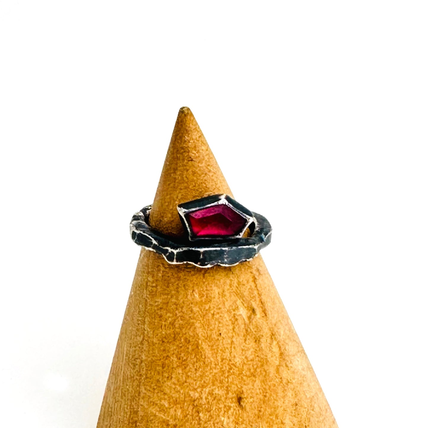 Molten Garnet Ring