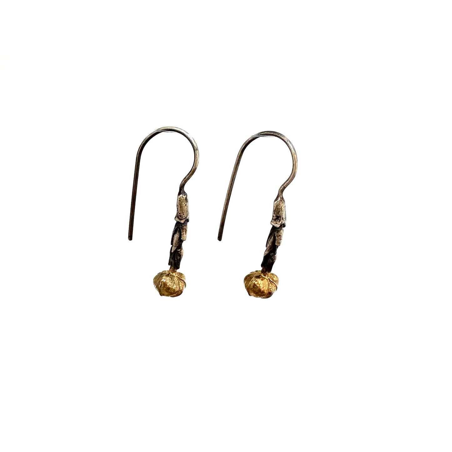 Hawthorn Earrings w/ 24k gold