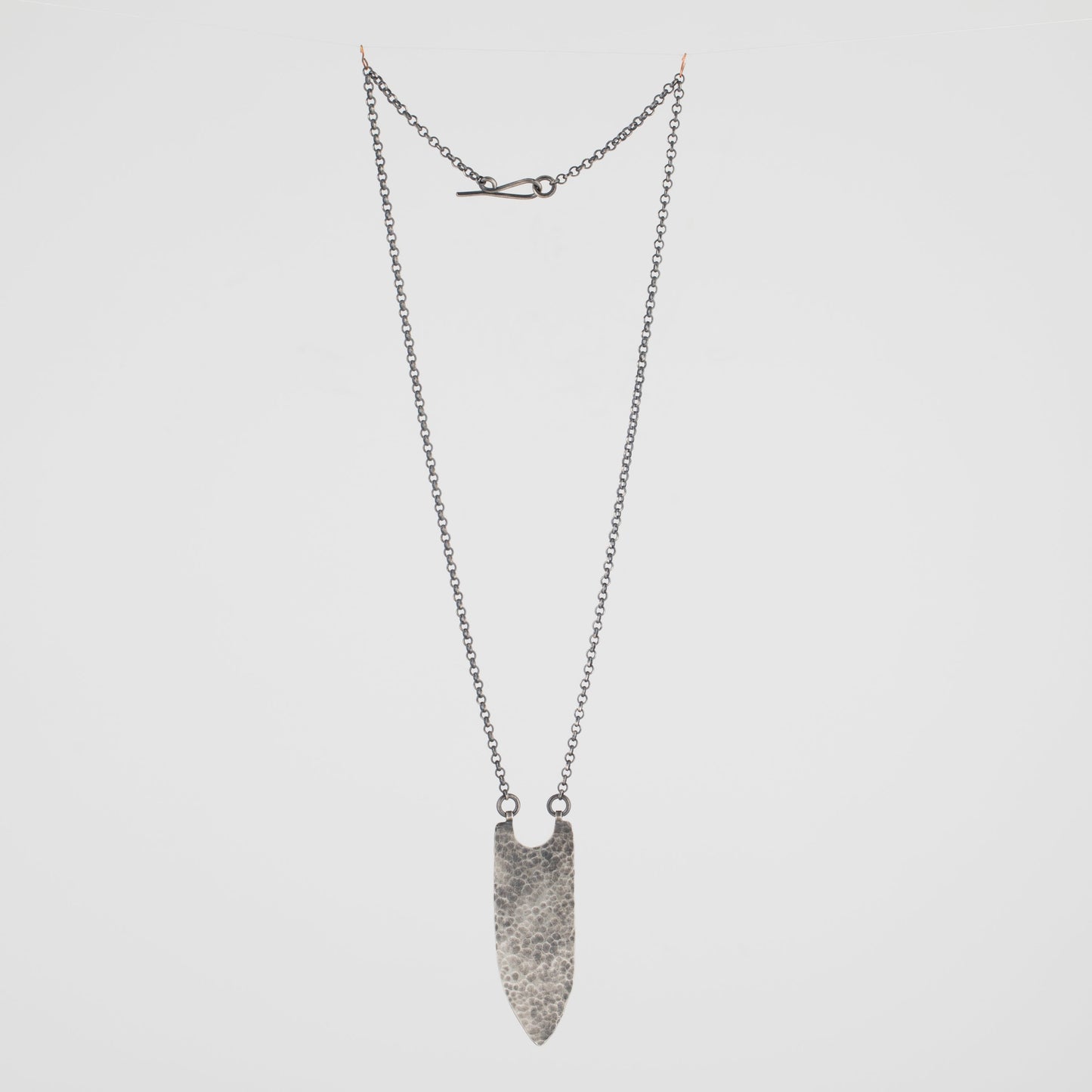 Banner Necklace in Silver