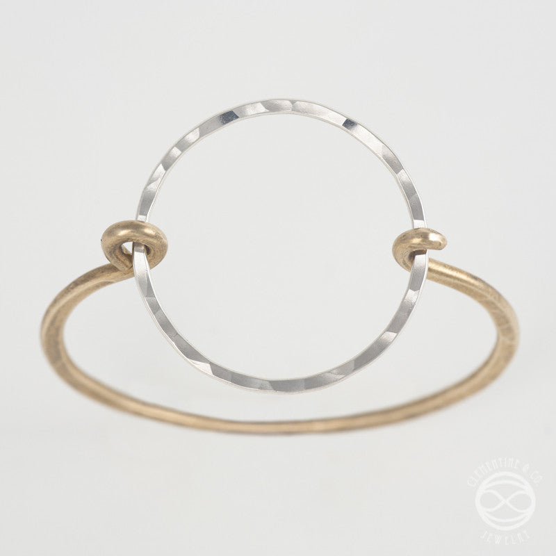 Circle Forged Bracelet