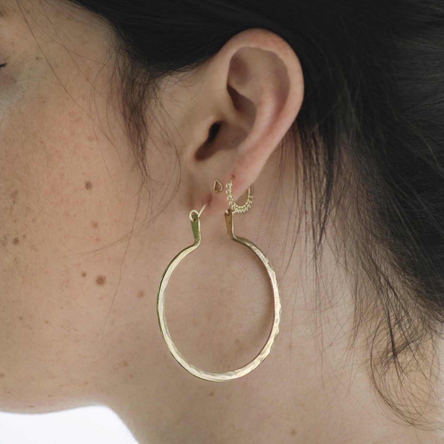 Forged Hoops in Brass